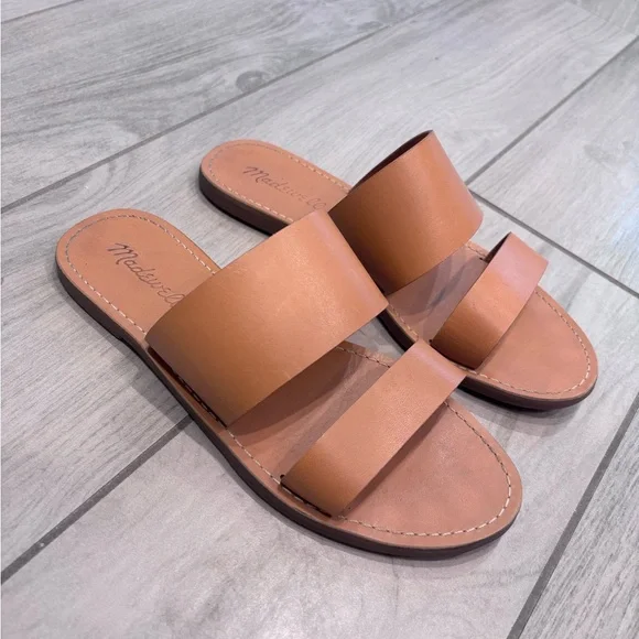 Madewell Tan Slide Sandals - Picture 3 of 6